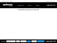 Tablet Screenshot of optimumbusiness.com